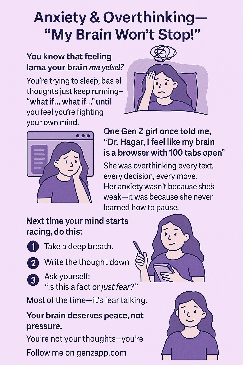 Anxiety & Overthinking – “My Brain Won’t Stop!”